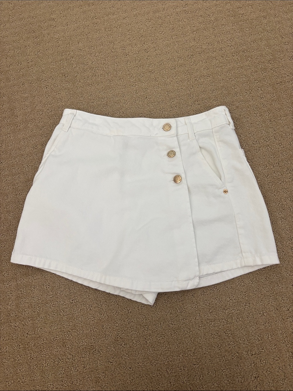 ZARA white mini skirt size xs